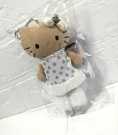 GOGOギャルキティ ドレス付きキーホルダードット柄ドレス