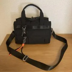 美品　グローバルワーク　黒　キルティングミニボストンバッグ　ショルダーのサムネイル