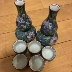 華山 唐草紋様 酒器揃のサムネイル