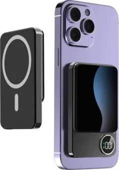 モバイルバッテリー Magsafe対応15Wワイヤレス充電/20W Type-C