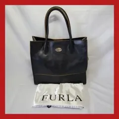 FURLA トートバッグ ブラック レザーのサムネイル