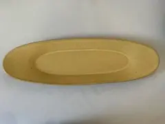 3rd ceramics 楕円皿 プレート　イエロー　mサイズ