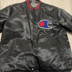 美品 Champion スタジャン ブラック M USAタグ ストリート 人気