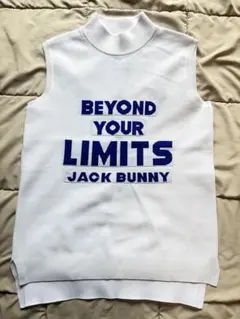 Jack Bunny!! ノースリーブ ニット ホワイト