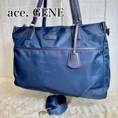 良品 エース エセンシア トートバッグ ネイビー A4 2way 通勤 通学