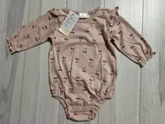 タグ付き　未使用　さくらんぼ柄　ロンパース 80cm