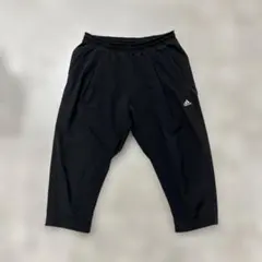 adidas ブラック トレーニングパンツ　ハーフパンツ