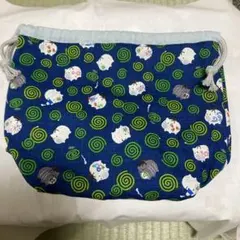 巾着袋 お弁当袋　蚊取り器柄