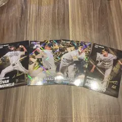 プロ野球チップスカードソフトバンクホークスモイネロ 柳田悠岐 上沢直之 松本裕樹