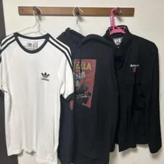 まとめ売り‼️adidasTシャツ、AVIREXシャツ、GODZILLAパーカー