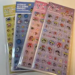 パワーパフガールズ たまごっち　ドロップブロックシール　4種　タイルシール
