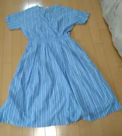 urban research ストライプ 半袖ワンピ