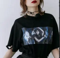 jouetie ウェンズデー　ダメージフォトBIGTシャツ　wednesdayのサムネイル