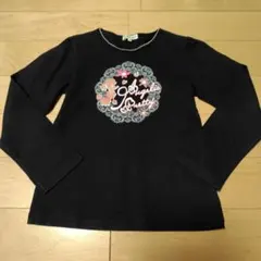 【美品】3can4on 長袖シャツ　140cm ブラック