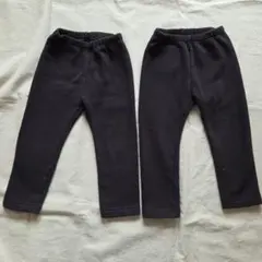 ユニクロ　レギンス　10分丈　90　双子