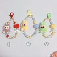 ラブブ　ビーズストラップ ラブブビーズストラップ - メルカリ