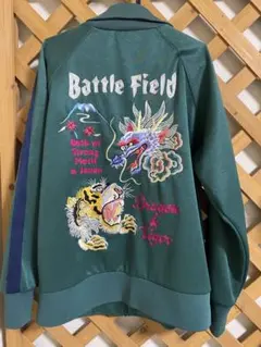 東洋エンタープライズ スカジャン グリーン 刺繍のサムネイル