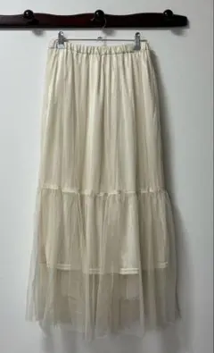 DISCOAT チュールロングスカート　Fサイズ