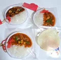 ミニチュア　食品サンプルキーホルダー