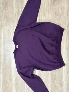 Hanes パープル スウェット Lサイズのサムネイル