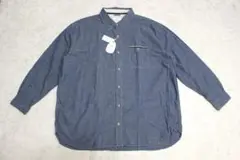 【新品】【ビッグサイズ】メンズ3XL　グローブハウス　シャンブレー　シャツ
