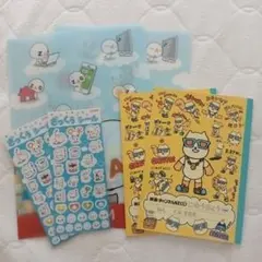 J:COM ZAQ シール＆クリアファイル＆チャンネルNECO自由帳 各2セット