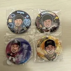 #9 柳田悠岐選手 若鷹ガチャ 缶バッジ 4点セット