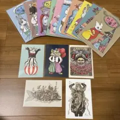 ヒグチユウコ ポストカード サーカス展 缶入りポストカードセット