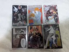 DEATHNOTE デスノート　ウエハース　カード　6点