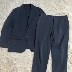 UNIQLO セットアップ　ネイビー　紺色　サイズM ジャケット　スラックス