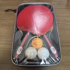 RAYWILL 卓球ラケットセット 卓球セット球3個 収納袋付き 手軽