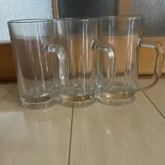 ガラス　ビール　ジョッキ 3個セット