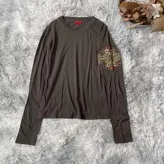 HUGO BOSS HUGO 刺繍ビーズデザイン 長袖カットソー S ロンTのサムネイル