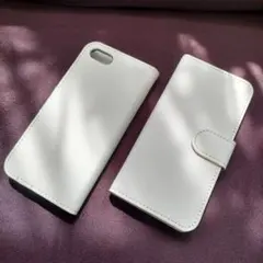 iPhone6s/6 手帳型ケース ホワイト 2個