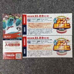 2025年 カープファン感謝デー 入場整理券 3枚のサムネイル