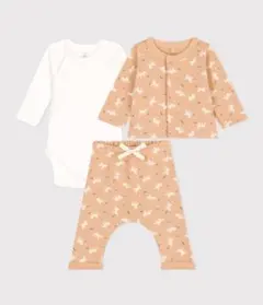 PETIT BATEAU スウェットプリント３点セット　18m 81cm