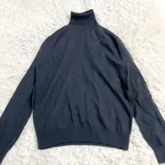 BARNERYS NEWYORK　タートルネックセーター　ニット　L ブラック