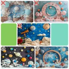 背景布【秋N】サンプル　ペット撮影用フォトブース　フォトスタジオ　タペストリー