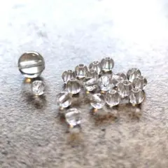 18個＋1個セット【掘り出し物】 天然石 水晶 パーツ Ｔ 数珠 ビーズ