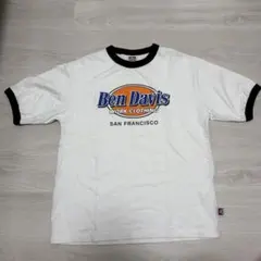 Ben Davis 半袖Tシャツ オレンジブルーロゴ