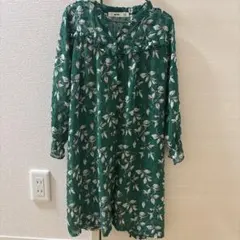 MPS キッズ ワンピース 120cm グリーン
