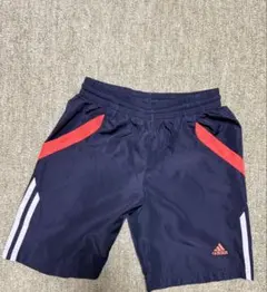 【adidas climaproof】ハーフパンツ 140cm キッズ ネイビー