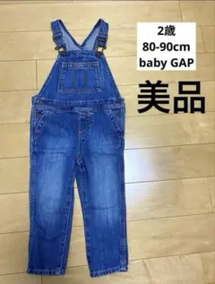 美品　GAP baby GAP デニムオーバーオール 80-90cm