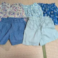 UNIQLOのハーフパンツ5点セット　110cm