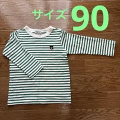 ミキハウス ダブルビー 長袖Ｔシャツ ロンＴ 90 カットソー