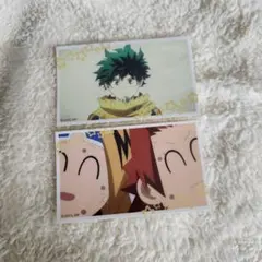 ヒロアカ　雄英高校オープンスクール　場面写真ステッカー　緑谷出久