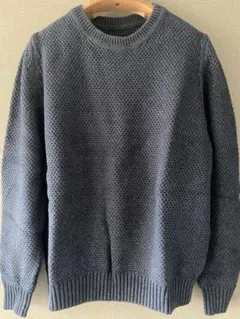 SOPHNET. INDIGO WAFFLE CREW NECK SWEATERのサムネイル