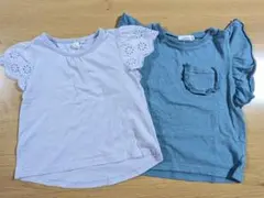 【2枚セット】SM2／pairmanon／半袖 デザインTシャツ　90〜100のサムネイル