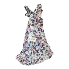 MARNI ノースリーブ 花 鳥 ロングワンピース - メルカリ