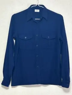 【希少・カシミヤ混】ALPHA CUBIC boutique ウールシャツのサムネイル